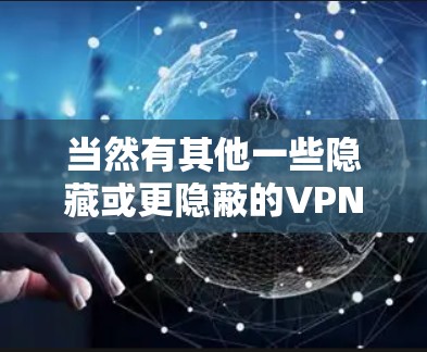 当然有其他一些隐藏或更隐蔽的VPN服务，这些服务通常不公开，但可以在某些平台上找到。以下是一些其他隐藏的VPN服务类型