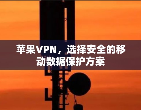 苹果VPN,选择安全的移动数据保护方案 苹果VPN,选择安全的移动数据保护方案