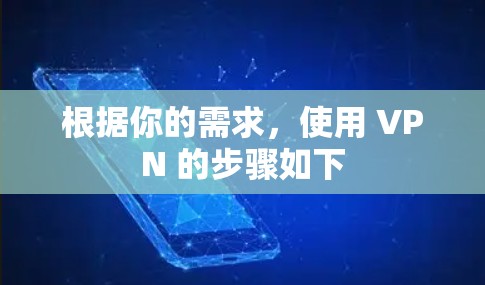 根据你的需求，使用 VPN 的步骤如下