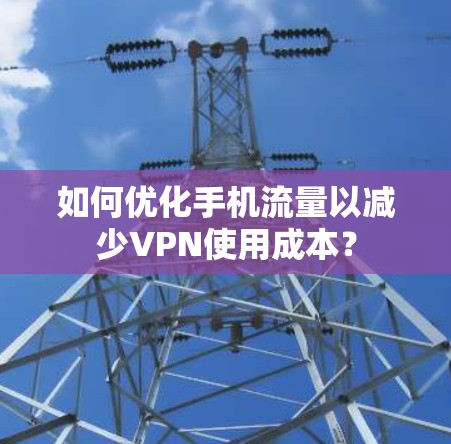 如何优化手机流量以减少VPN使用成本？