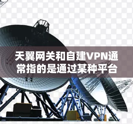 天翼网关和自建VPN通常指的是通过某种平台或工具来连接到网络，或者通过自建VPN服务来实现VPN功能。以下是一些关于如何使用天翼网关和自建VPN的信息