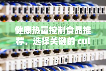 健康热量控制食品推荐，选择关键的 culprit