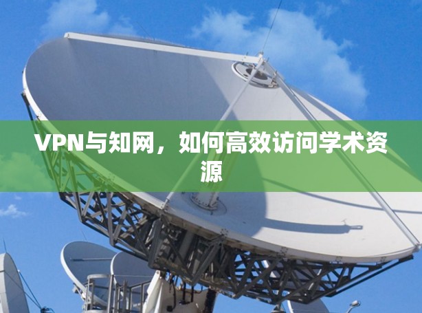 VPN与知网，如何高效访问学术资源