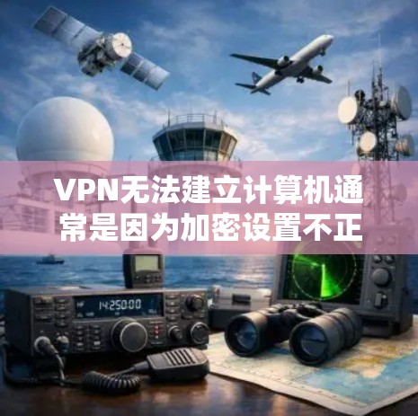 VPN无法建立计算机通常是因为加密设置不正确或网络连接问题。以下是一些可能的原因和解决方法