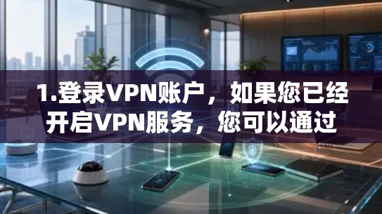 1.登录VPN账户，如果您已经开启VPN服务，您可以通过 entered的登录密码访问您的VPN账户