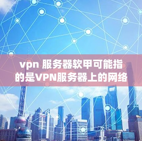 vpn 服务器软甲可能指的是VPN服务器上的网络保护或安全措施。在VPN环境中，服务器的网络保护功能通常被称为服务器软甲或网络安全防护。以下是关于如何管理VPN服务器网络保护的步骤