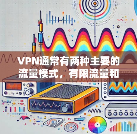 VPN通常有两种主要的流量模式，有限流量和无限流量。有限流量的VPN通常允许用户在使用一段时间后停止使用，同时付费解锁更多功能。无限流量的VPN则没有这个限制，用户可以无限使用，但通常需要额外的费用