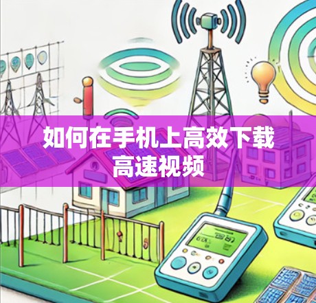 如何在手机上高效下载高速视频