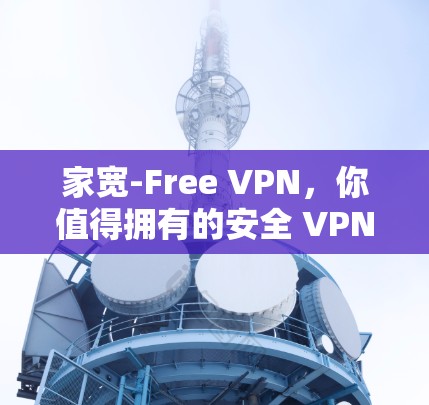 家宽-Free VPN，你值得拥有的安全 VPN 解决方案—你的选择