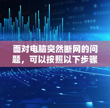面对电脑突然断网的问题，可以按照以下步骤进行排查和处理