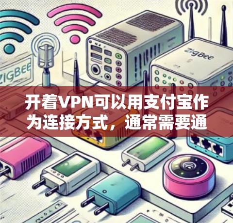 开着VPN可以用支付宝作为连接方式，通常需要通过微信或支付宝的登录页面进行连接。具体步骤如下