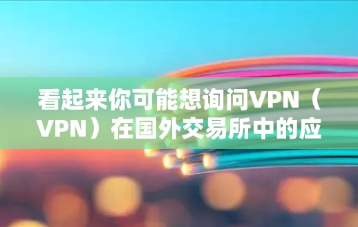 看起来你可能想询问VPN（VPN）在国外交易所中的应用或相关技术。以下是关于VPN和国外交易所的一些信息