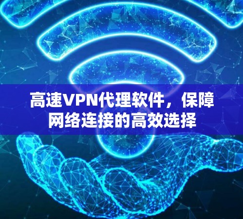 高速VPN代理软件，保障网络连接的高效选择