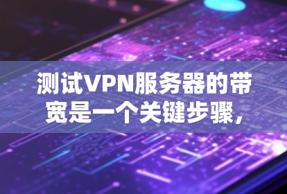 测试VPN服务器的带宽是一个关键步骤，以下是详细的步骤指南