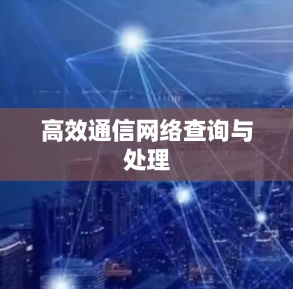 高效通信网络查询与处理