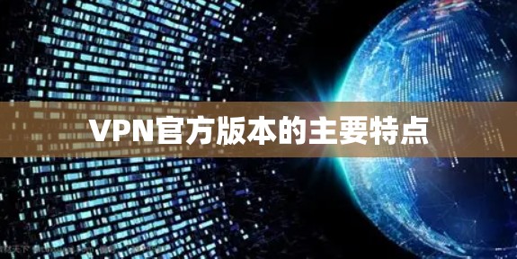 VPN官方版本的主要特点