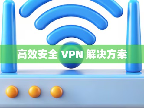 高效安全 VPN 解决方案