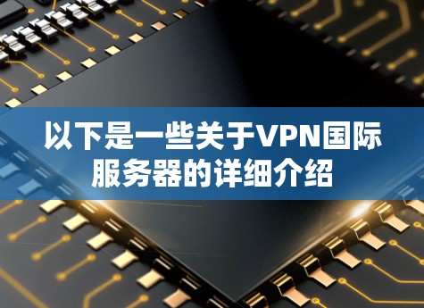 以下是一些关于VPN国际服务器的详细介绍