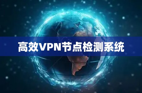 高效VPN节点检测系统