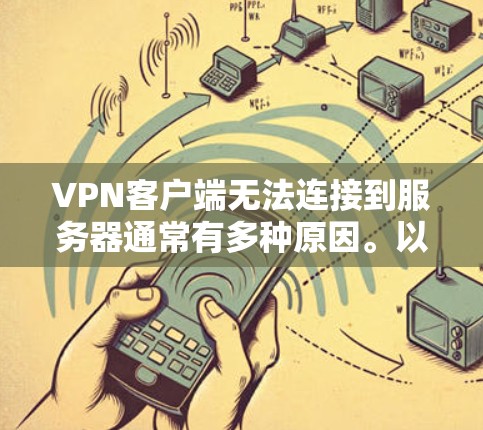 VPN客户端无法连接到服务器通常有多种原因。以下是一些常见原因及解决步骤