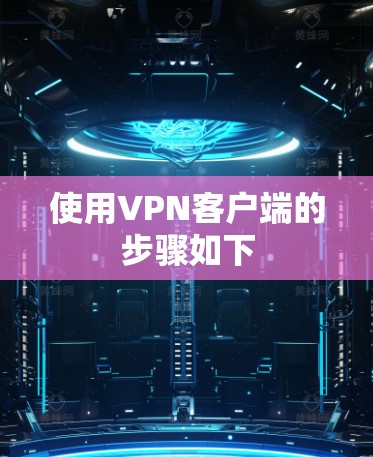 使用VPN客户端的步骤如下
